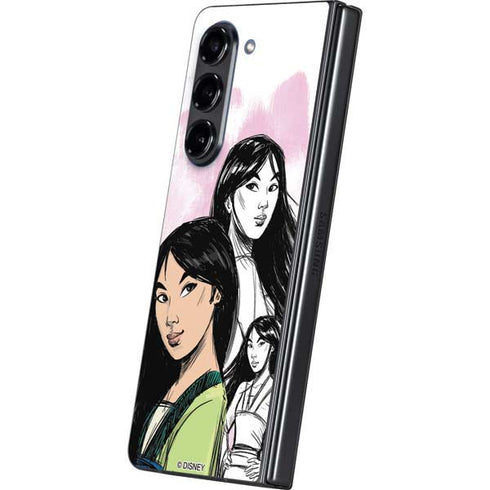 Disney Princess Mulan Sketch Galaxy Z Fold5 5G Skin
